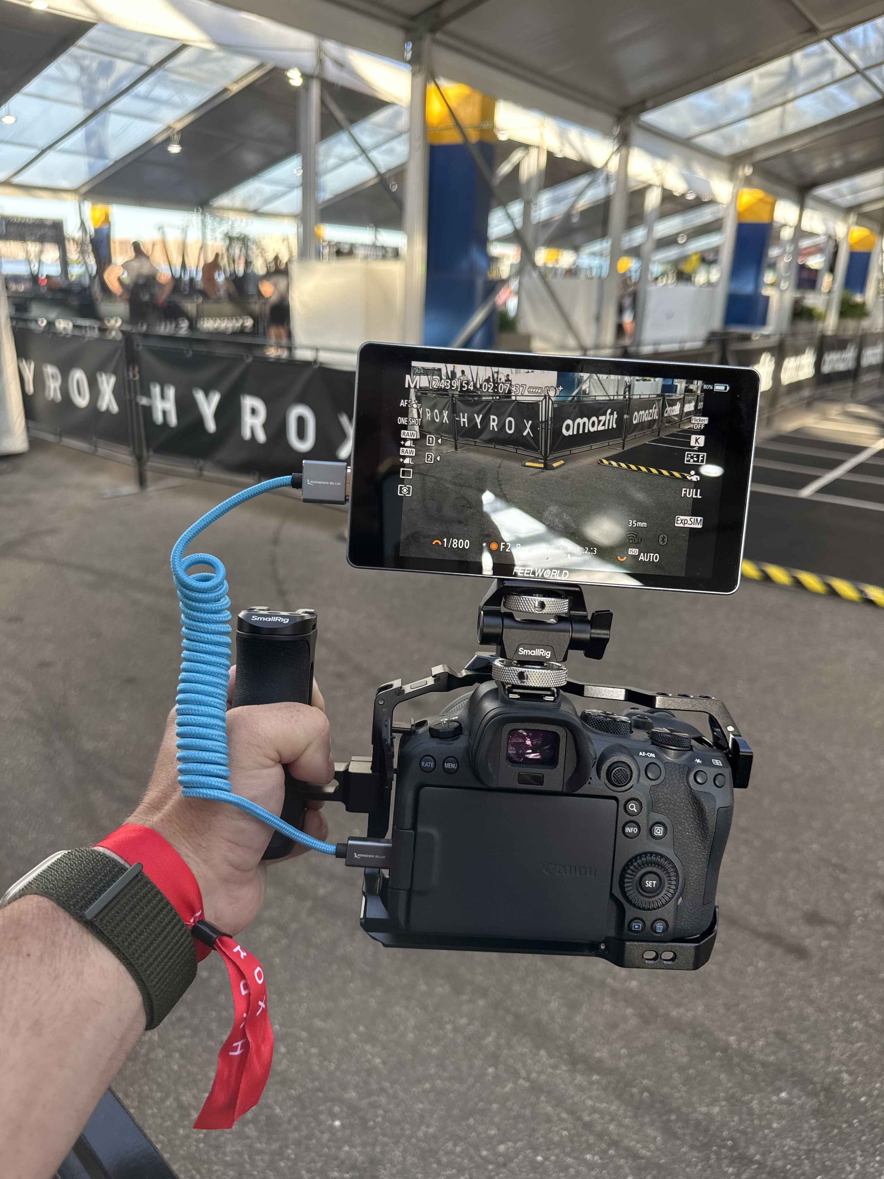Andrew shooting at a live event
